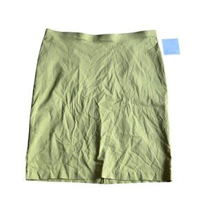 89th + Madison Womens Cactus Leaf Pencil Skirt XL Rayon/Nylon/Spandex